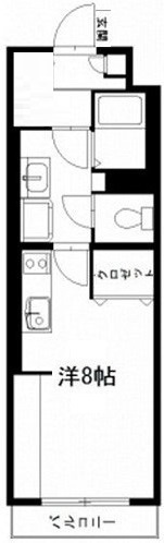 メゾンポプリ102の間取り