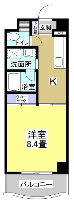 ザ・シオン303の間取り
