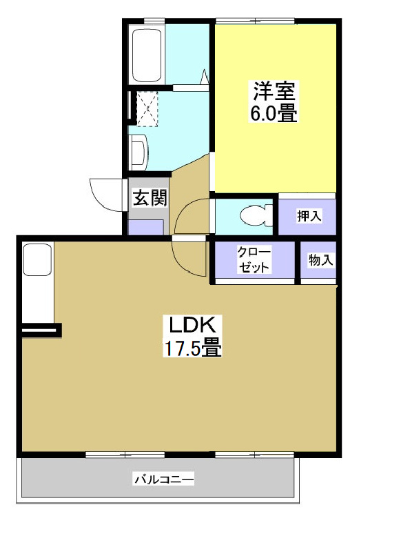 メゾン桂花301の間取り