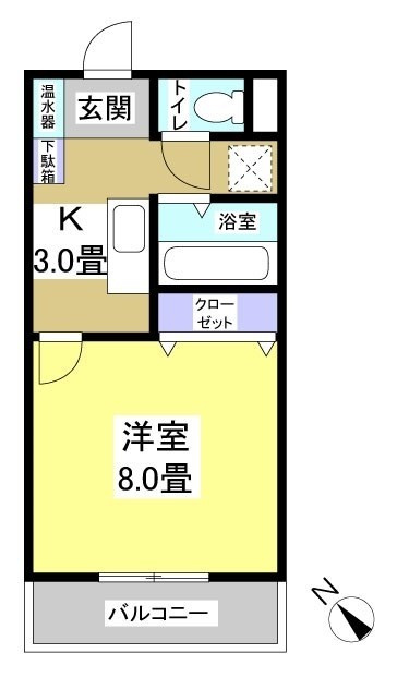 メゾン・ボ・ヌゥールの間取り