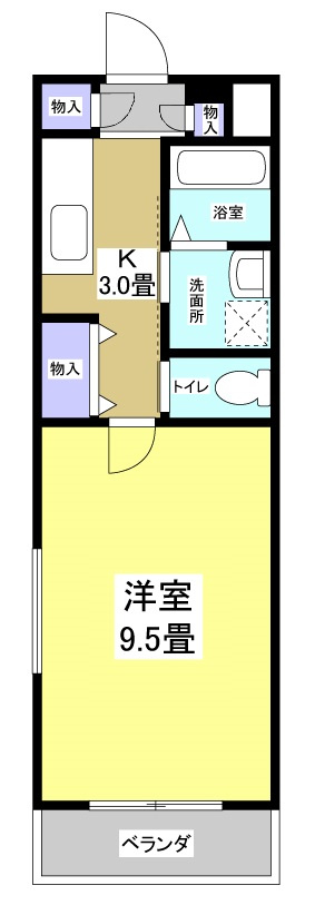 ユーシン相生202の間取り