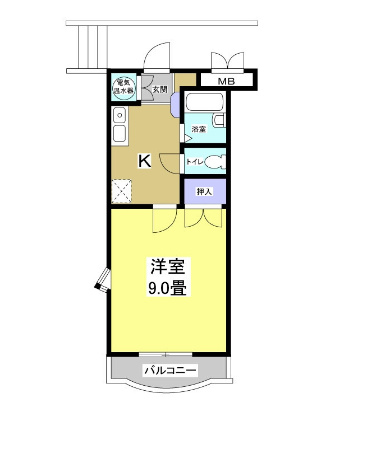 ヴァンヴェール花井の間取り