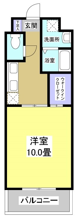 クリークⅡ202の間取り