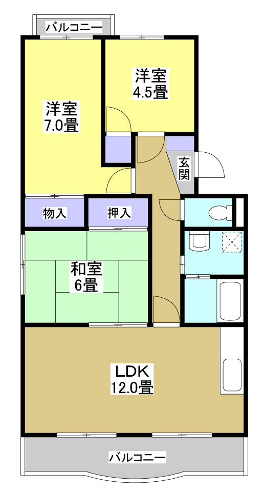 アイム小池の間取り