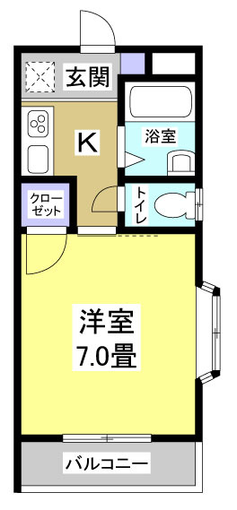 APEXⅠ301の間取り