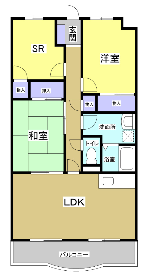 ミレーニア205の間取り