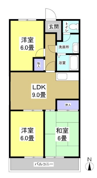 Uコートの間取り