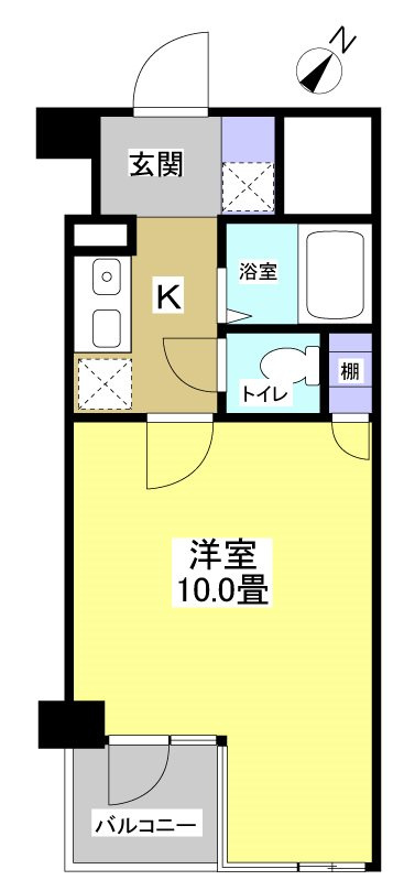 遠鉄ハイツ自校駅ビルの間取り