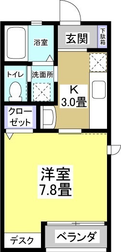 ブラウドルフ101の間取り