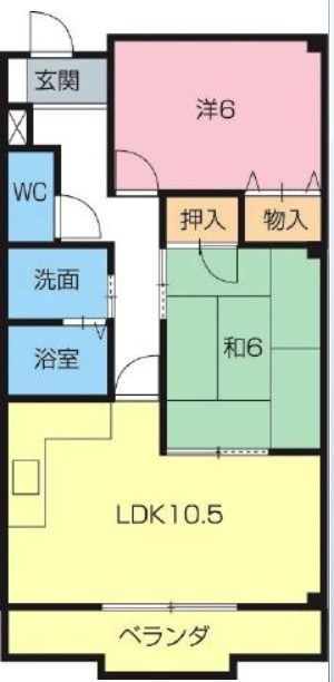 シャルム大蒲の間取り