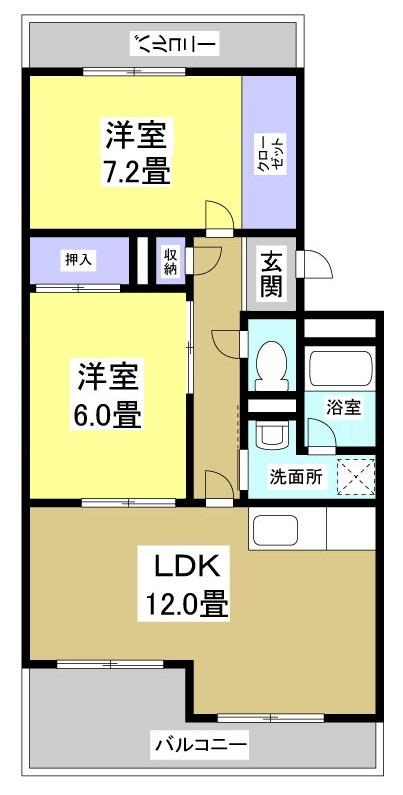 アバンテヤマカの間取り