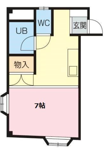 浜松市中区八幡町の賃貸マンションの間取り