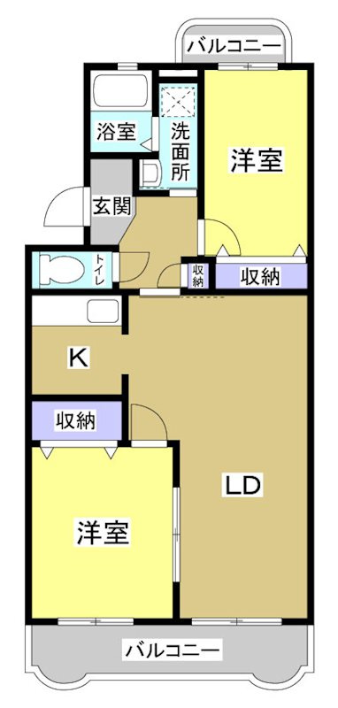 グリュック103の間取り