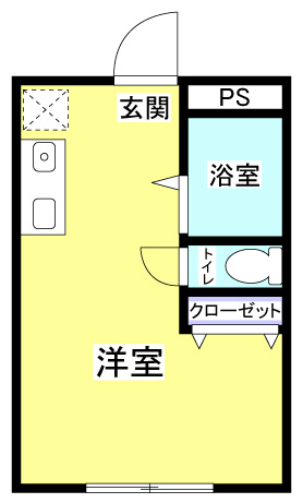 サンハイツエムⅠ202の間取り