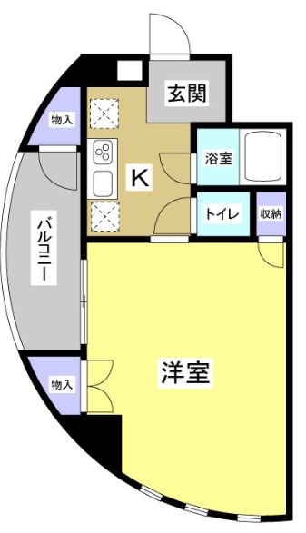 遠鉄ハイツ自校駅ビルの間取り