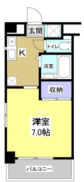 遠鉄ハイツ住吉の間取り