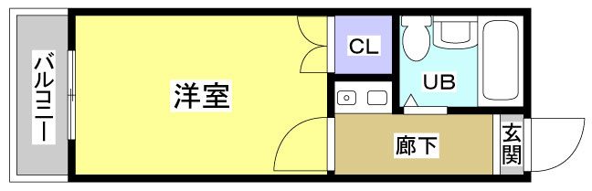 浜松市中区城北２丁目の賃貸マンションの間取り