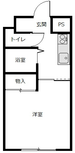 遠鉄ハイツ住吉203の間取り