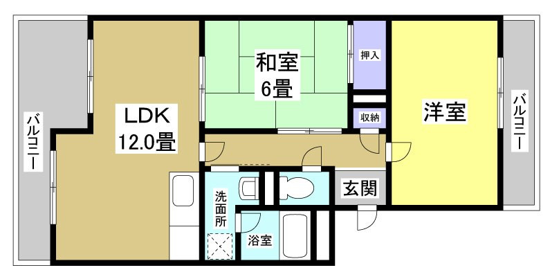 アバンテヤマカ202の間取り