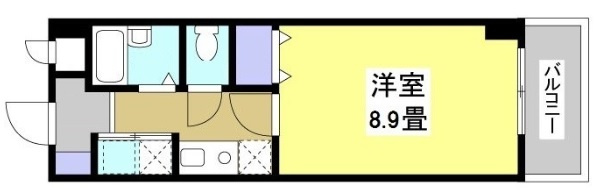 ホリホックイン八幡503の間取り