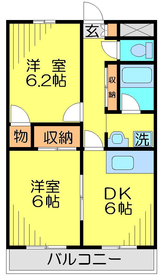 リヴェールの間取り