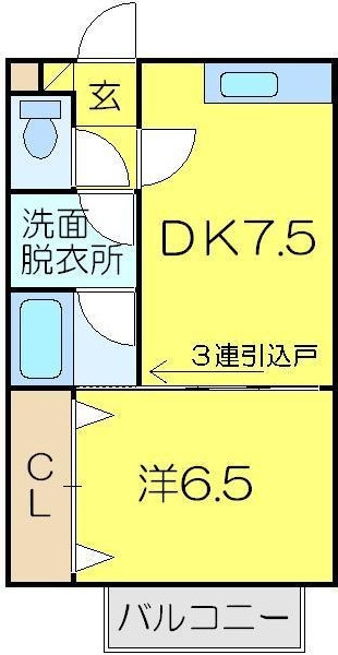 コンフォートⅢの間取り