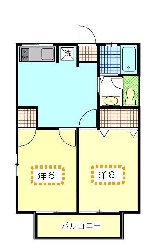 サンハイツ優201の間取り