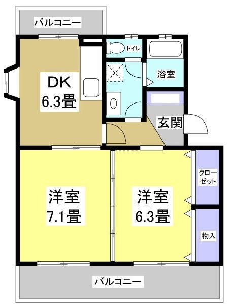 サンテラス２１の間取り