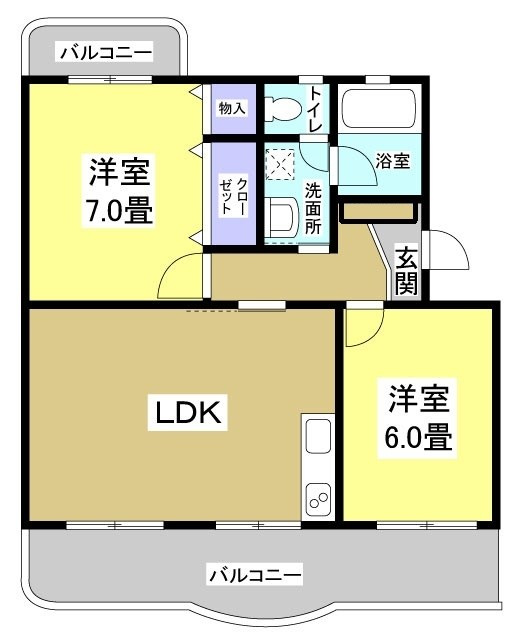 Ｅマンション401の間取り