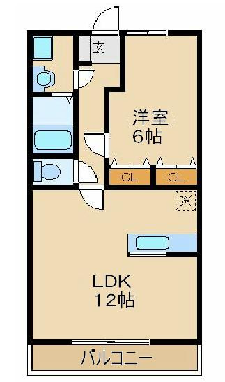 クレセール・コンテス富士見の間取り