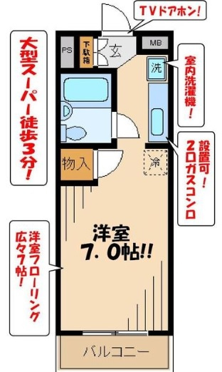 リファインド和田の間取り