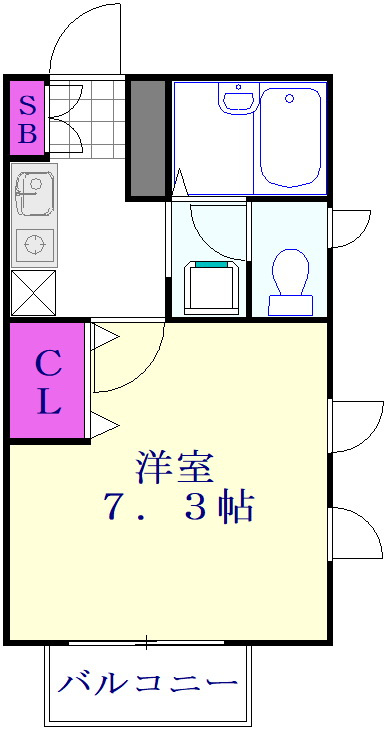 ヴィラアトールの間取り
