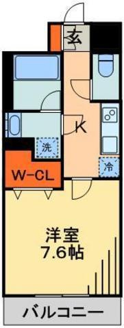 千葉市若葉区都賀３丁目の賃貸マンションの間取り
