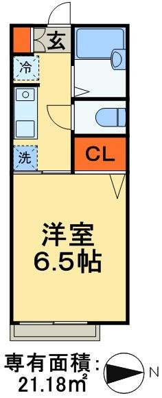 千葉市花見川区幕張本郷７丁目の賃貸マンションの間取り