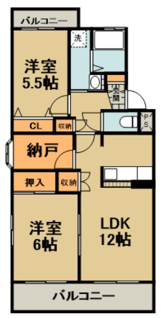 エスポワール浦和の間取り