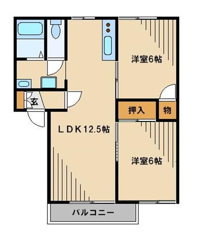 ロイヤルハウス入間の間取り