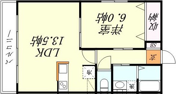 ベルシティの間取り