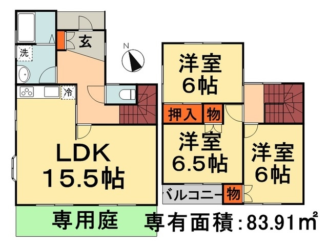 千葉市緑区あすみが丘６丁目の賃貸マンションの間取り