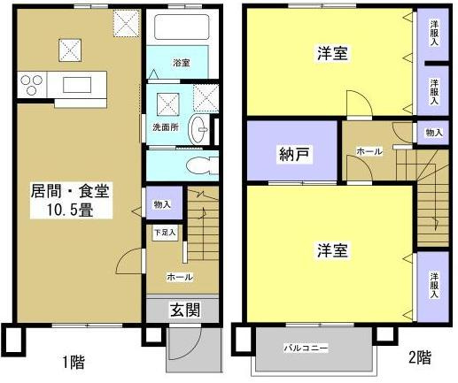 マグノリアBの間取り
