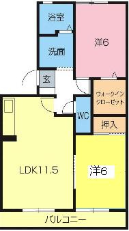 サバティーニ新橋301の間取り