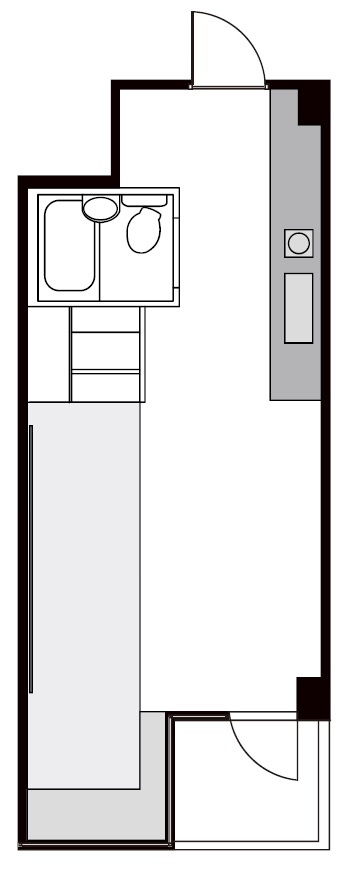 遠鉄ハイツ自校駅ビル305号の間取り