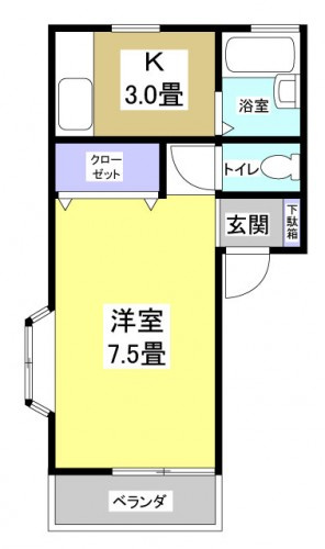 リトルハイツの間取り