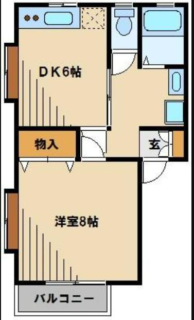グリーンハイツの間取り