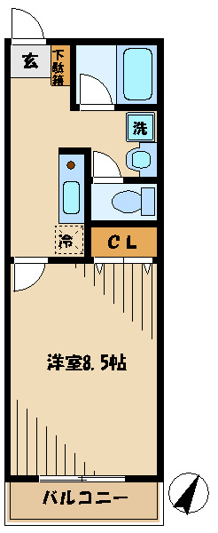 ゲートウェイ大崎の間取り