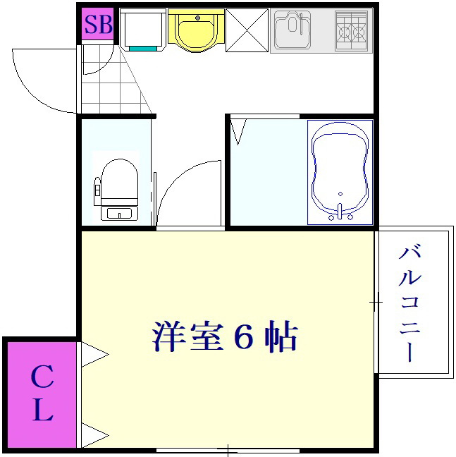 アヴニール谷塚の間取り