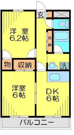 リヴェールの間取り