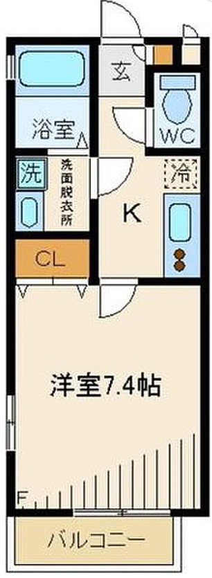 ソレイユ松江の間取り