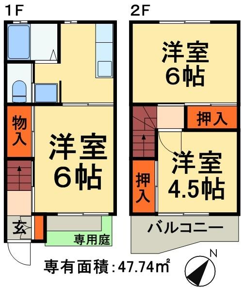 グリーンノアⅡBの間取り