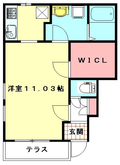 グリーンコート日進2号棟の間取り