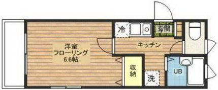 フェリース小峰Ｃの間取り